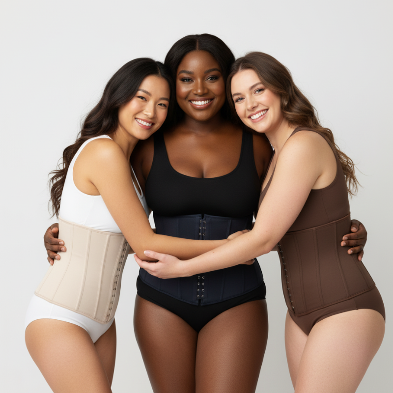 Plus Size Women's Lightweight Thin Single Layer Waist Trainer Seamless No Show Back Support Gentle Shaping Fitness Body Shaping Waist Cincher Shapewear