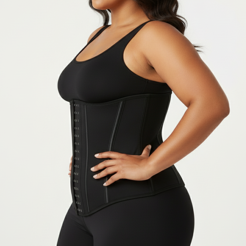 Plus Size Women's Lightweight Thin Single Layer Waist Trainer Seamless No Show Back Support Gentle Shaping Fitness Body Shaping Waist Cincher Shapewear