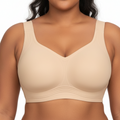 Women's Plus Size Wireless No Underwire Push Up Bra Anti Sag Non Slip Adjustable Straps Thin Pads Smooth No Show Comfortable Breathable T Shirt Bra For Everyday Wear