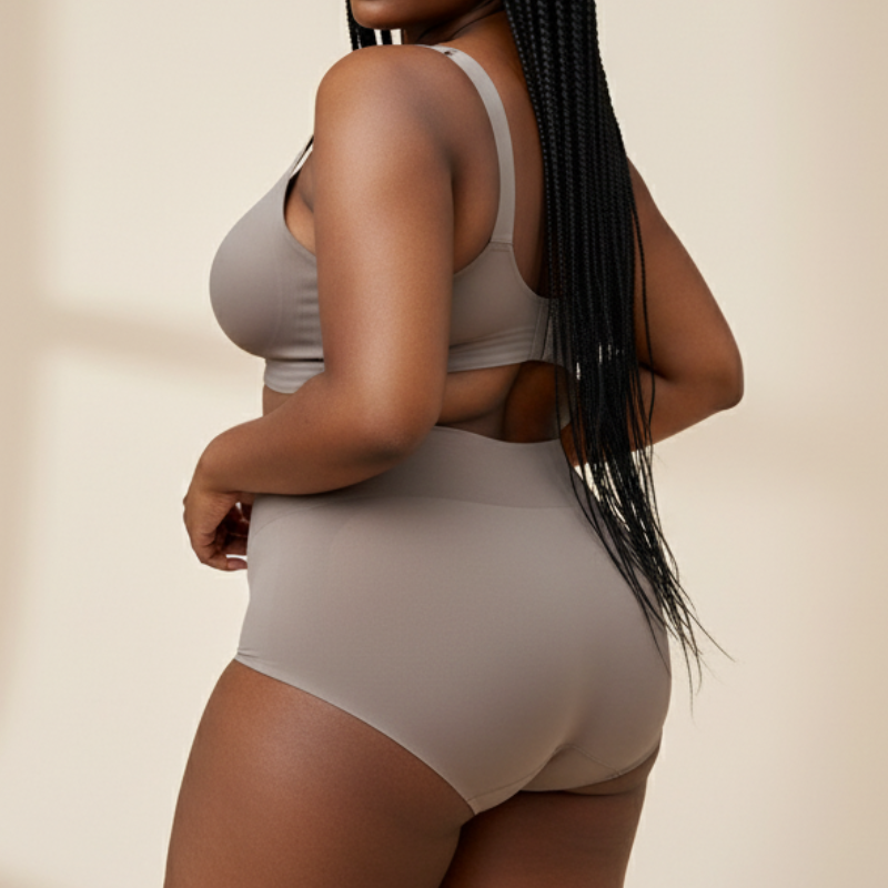 Plus Size Seamless Push Up Bra Wireless Cross Back Support Full Coverage Smoothing T Shirt Bra for All Day Everyday Wear