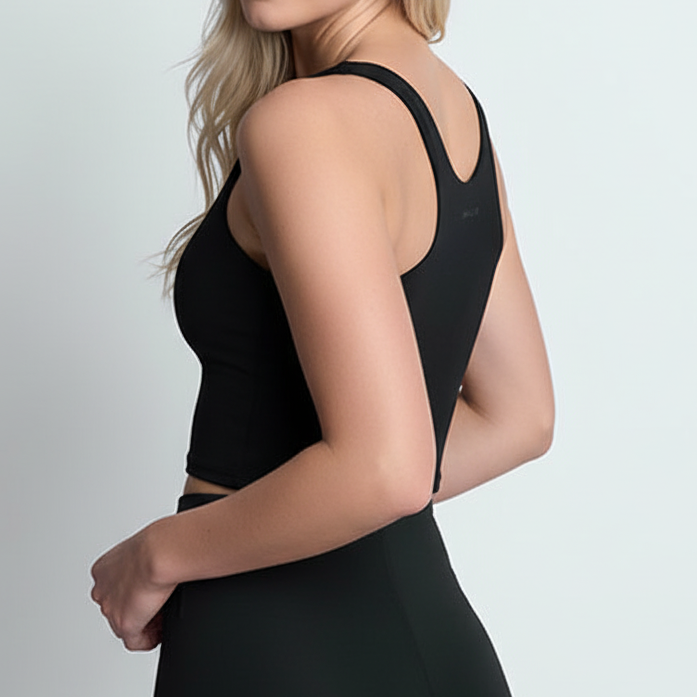 Womens Crop Top Seamless Push Up Bra Wireless Cross Back Support  Full Coverage Smoothing T Shirt Bra for All Day Everyday Wear