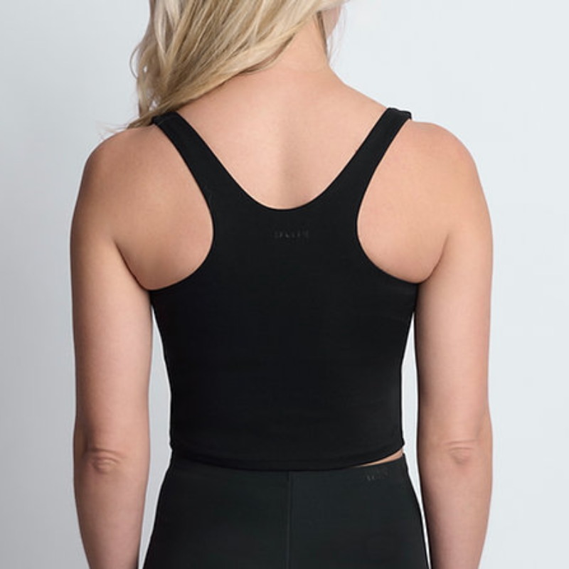 Womens Crop Top Seamless Push Up Bra Wireless Cross Back Support  Full Coverage Smoothing T Shirt Bra for All Day Everyday Wear