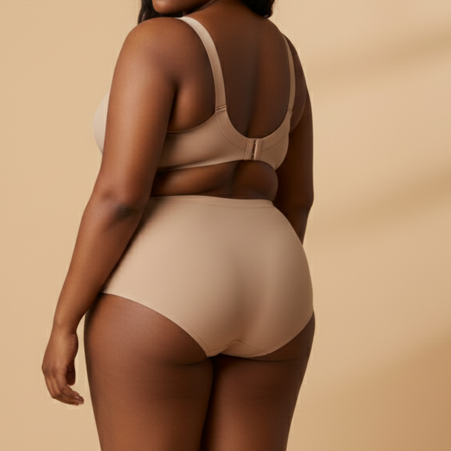 Plus Size Seamless Push Up Bra Wireless Cross Back Support T Shirt Bra for All Day Everyday Wear