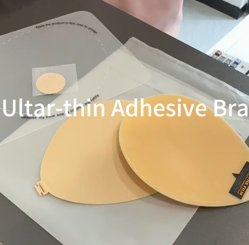 Womens Adhesive Bra Invisible Backless Strapless Push Up Stick On Bra for Wedding Evening Dress